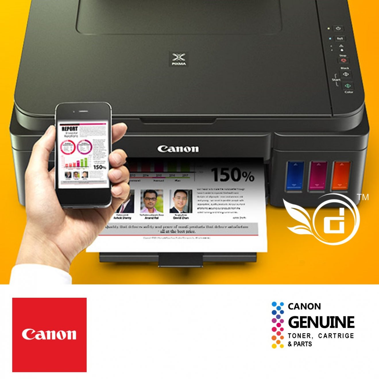 Pixma G3000 Canon Refillable Ink Tank All In One PrinterWireless Dr Toner Ink San Imaging